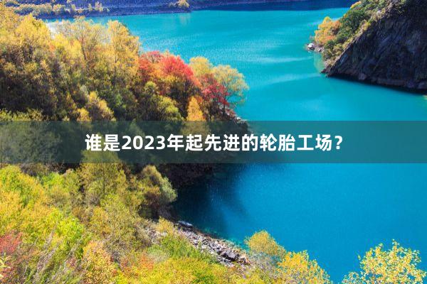 谁是2023年起先进的轮胎工场？